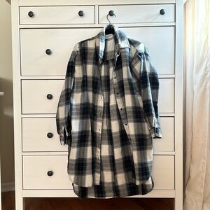 CJLA Long Flannel Duster